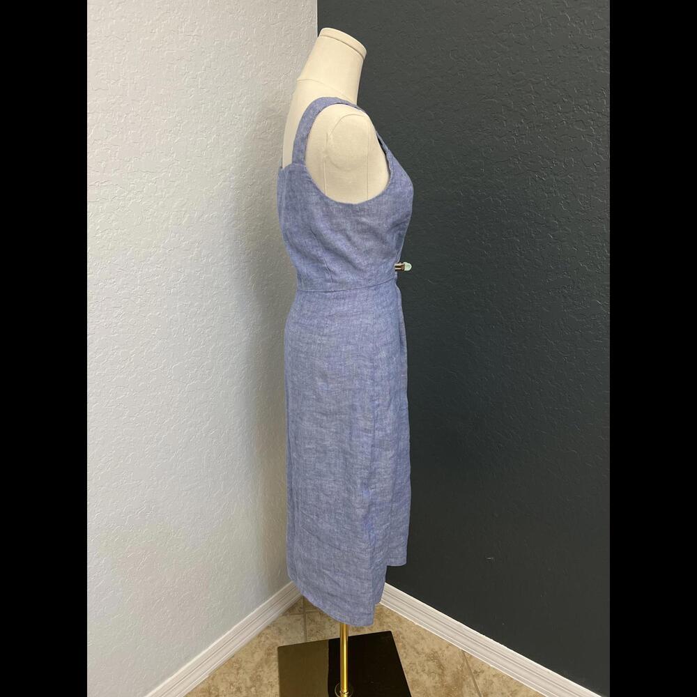 J. Mclaughlin Chic Square Neck Button Down Linen … - image 7